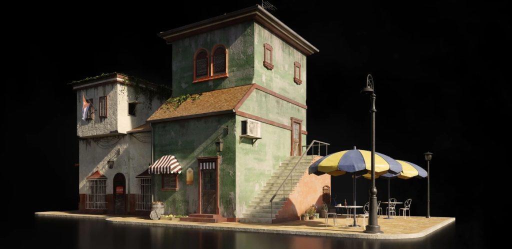 图片[2]-(Kitbash3d模型) 哈瓦那之夜(C4D/Blender/3Dmax/FBX/UE/OBJ)-CGart