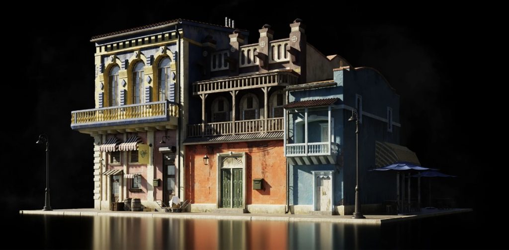 图片[5]-(Kitbash3d模型) 哈瓦那之夜(C4D/Blender/3Dmax/FBX/UE/OBJ)-CGart