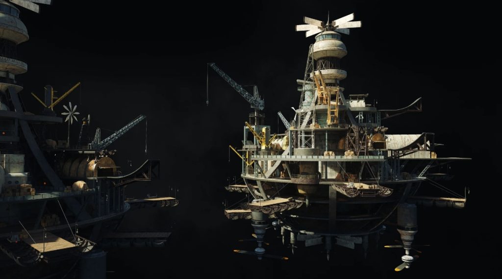 图片[11]-(Kitbash3d模型) 科幻天空之城(Blender/ 材质贴图）-CGart