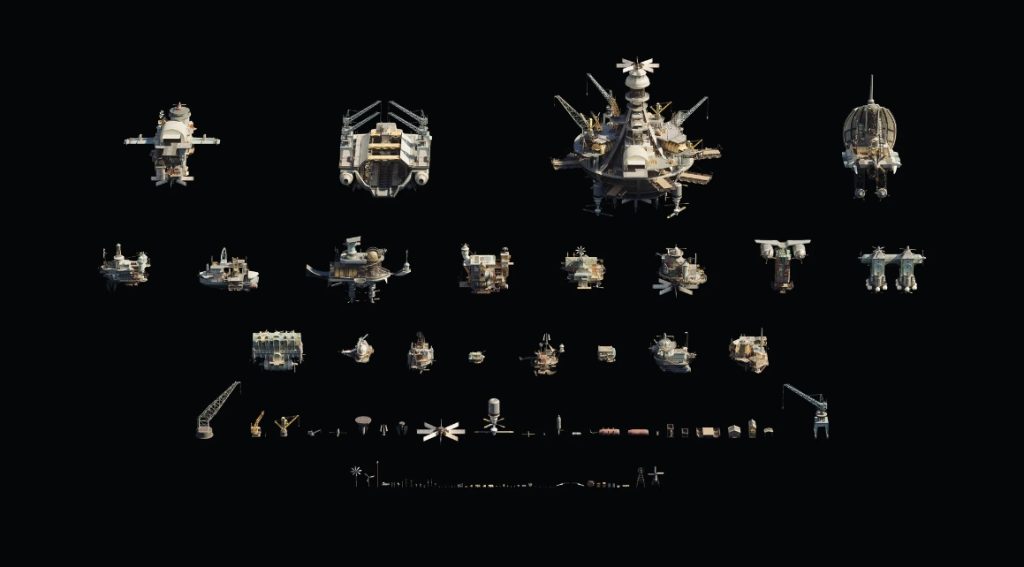 图片[16]-(Kitbash3d模型) 科幻天空之城(Blender/ 材质贴图）-CGart