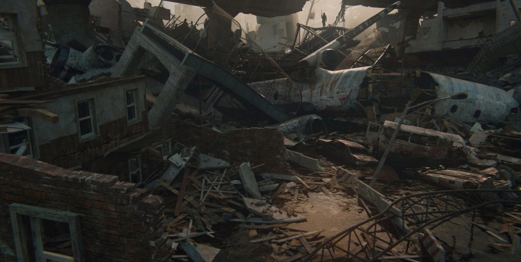 (Kitbash3d模型) 战场废墟残骸末日世界3D模型(C4D+Octane /FBX /材质贴图）-CGart