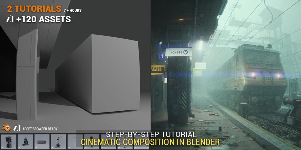图片[3]-【GPT精翻】Blender_写实火车站电影场景渲染全流程-CGart