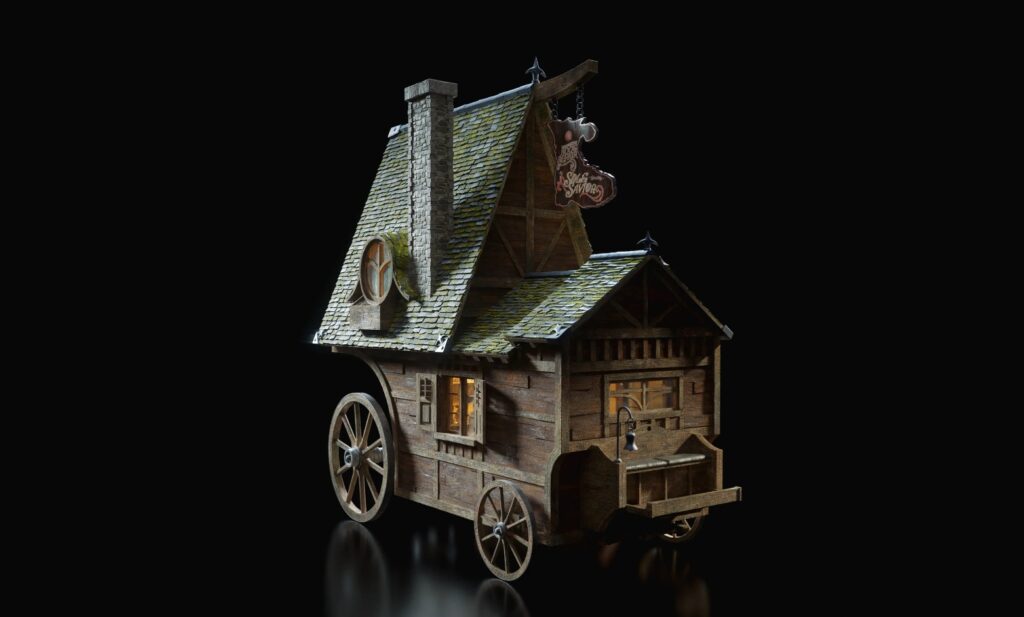 图片[6]-(Kitbash3d模型) 魔法车辆(Blender/ 材质贴图）-CGart