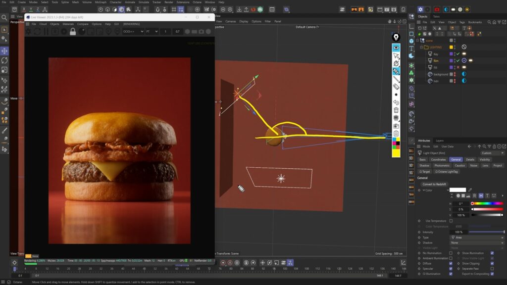 图片[4]-(C4D+Octane汉堡工程)Zbrush实时 CG 汉堡\煎饼雕刻-CGart