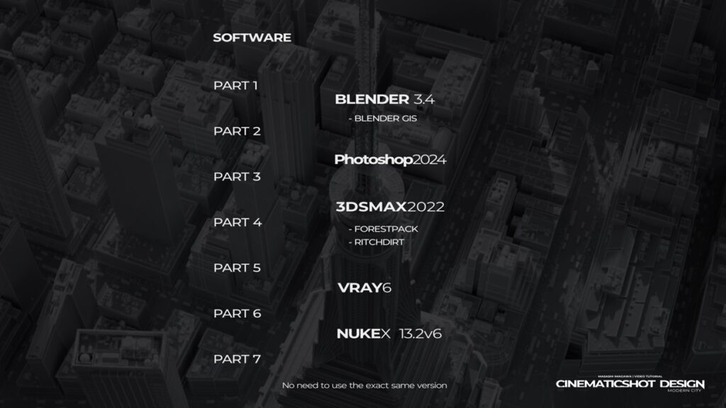 图片[5]-(GPT4 精翻) 电影镜头设计 | 现代城市_Blender+3DS MAX+Nuke+Vray6+PS-CGart