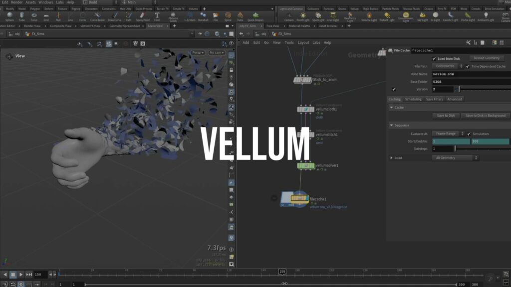 图片[4]-【GPT 翻译】Voxyde – Houdini Vellum 火焰分解特效-CGart