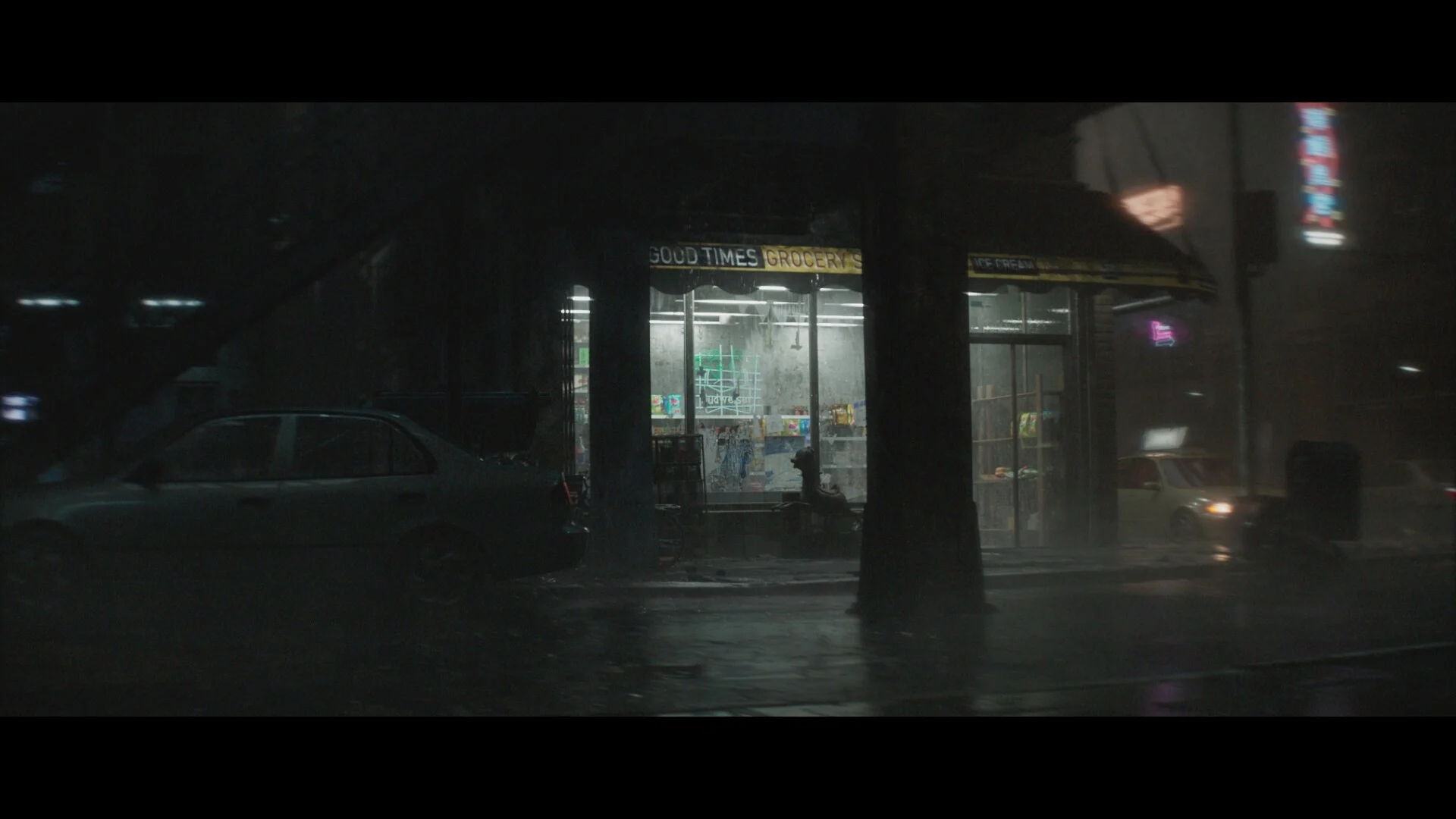 图片[1]-(GPT4 翻译)《蝙蝠侠》雨夜杂货铺逼真场景制作分解_3DSMAX、VRAY-CGart