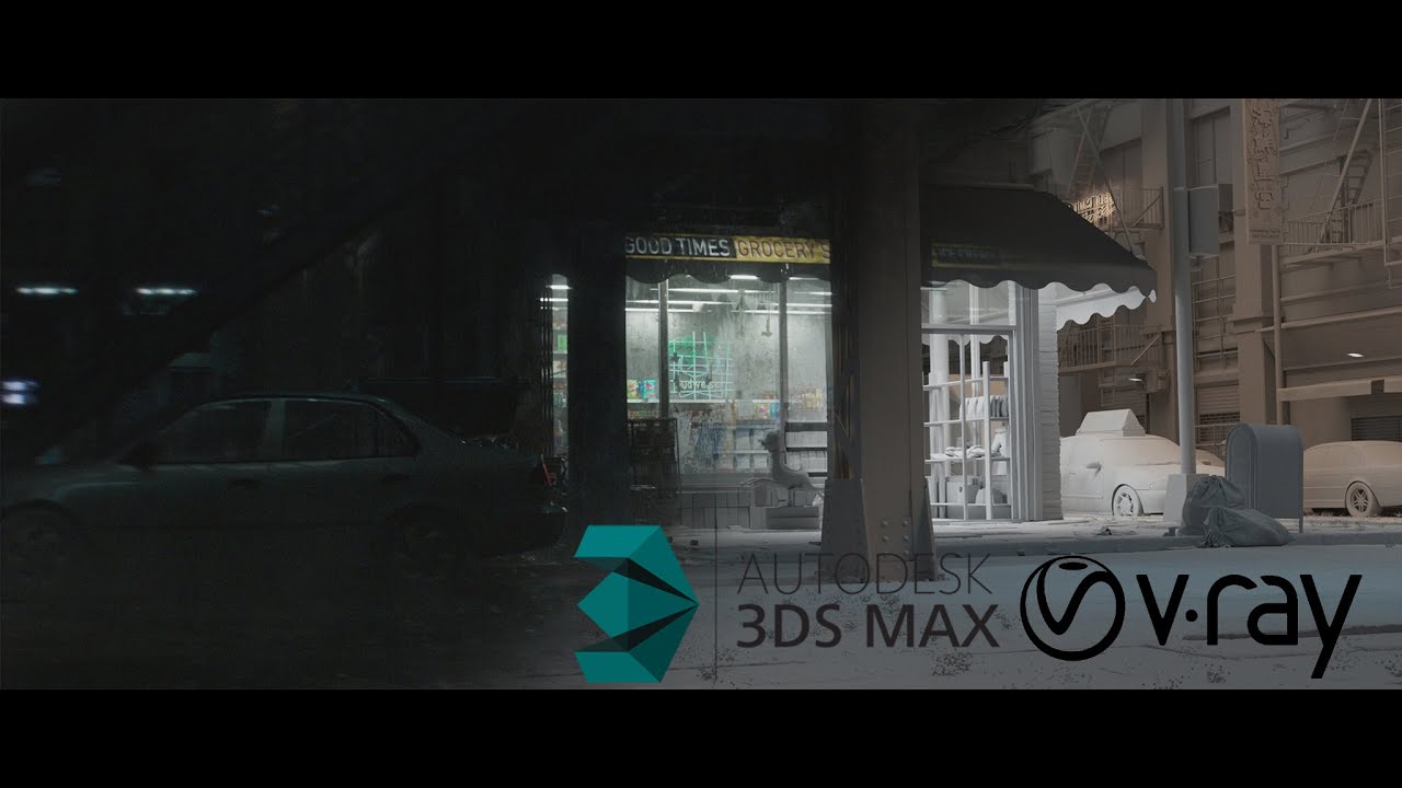 图片[2]-(GPT4 翻译)《蝙蝠侠》雨夜杂货铺逼真场景制作分解_3DSMAX、VRAY-CGart