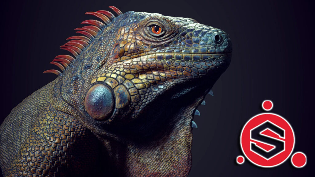 图片[3]-【GPT4 翻译】Substance Painter 中的有机实时纹理制作完整课程: 鬣蜥-CGart