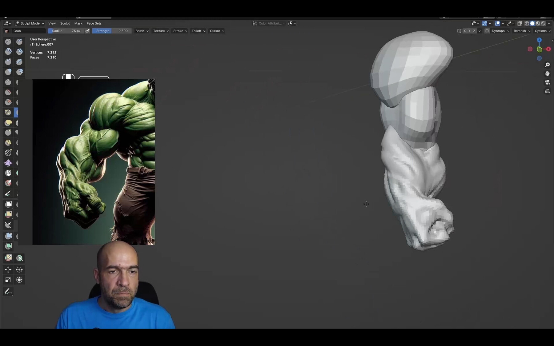图片[4]-【GPT4 翻译】 Nikolay Naydenov – Blender 手臂和手部解剖练习课程-CGart