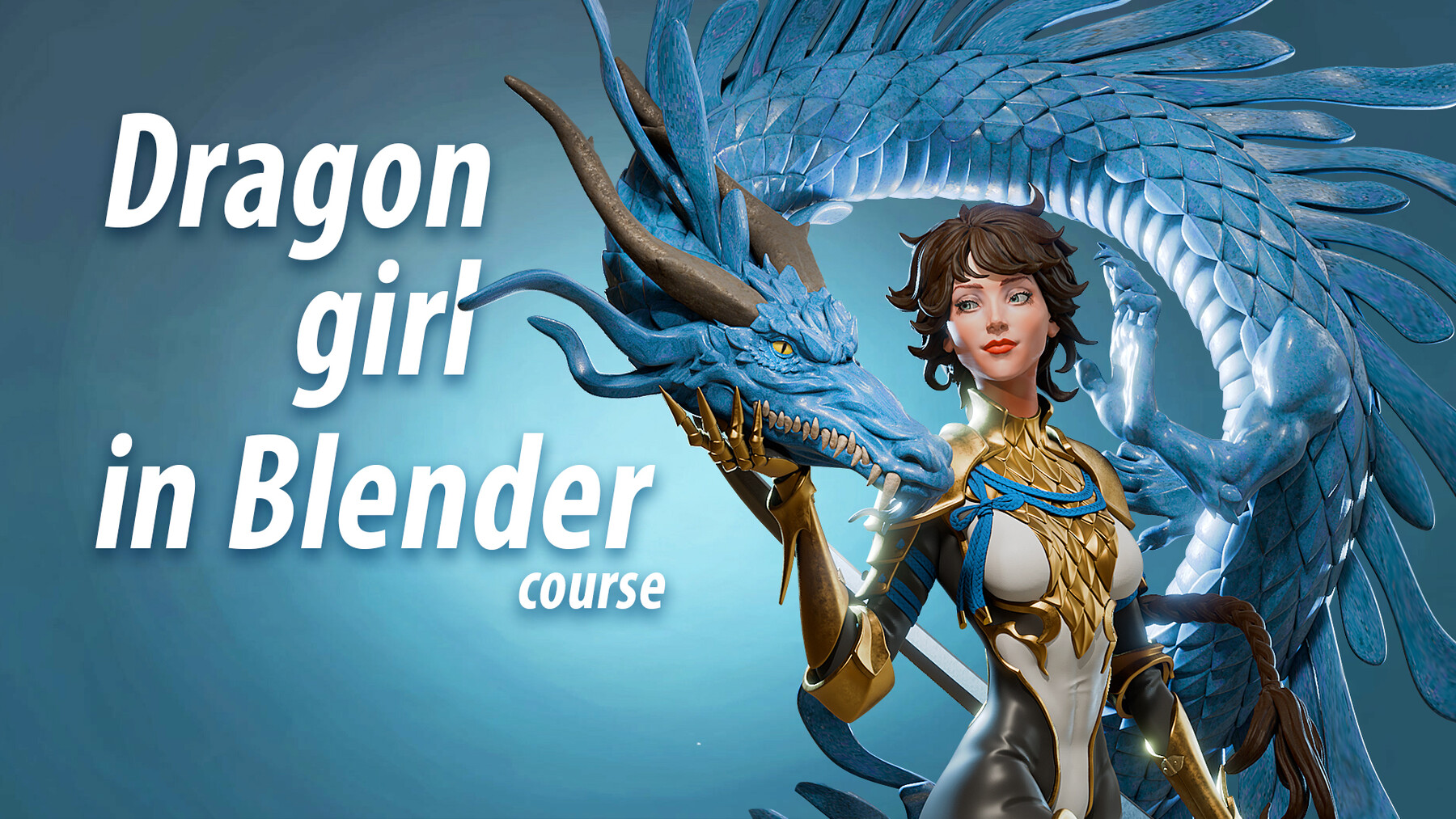 图片[1]-【GPT4 翻译】Blender 中的小龙女课程-CGart