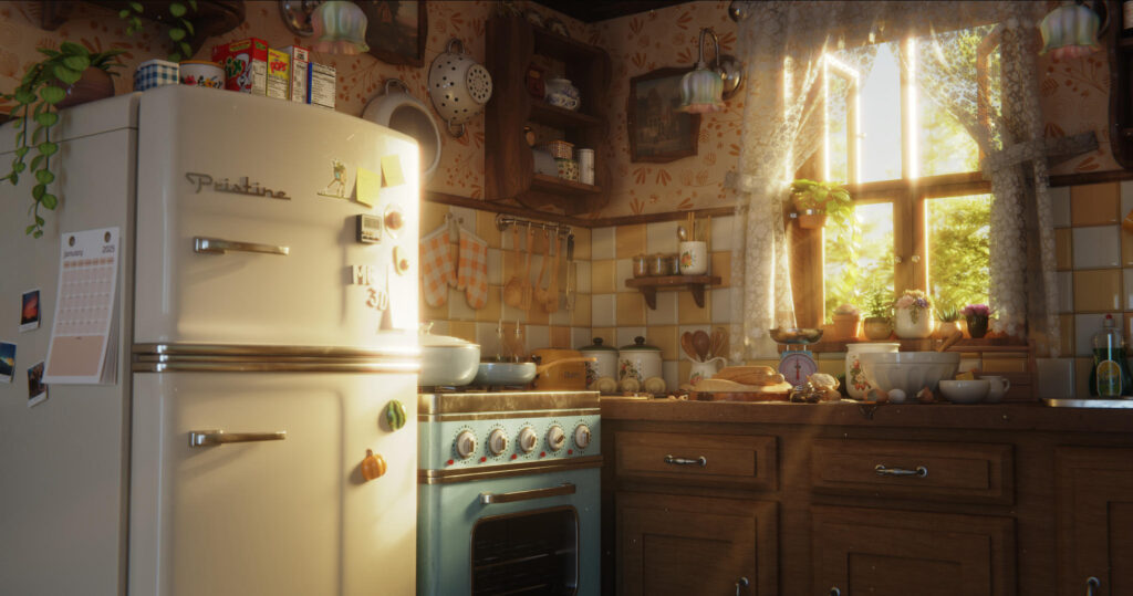 (GPT精准翻译) 风格化厨房课程：Blender 中创建精美 3D 场景的完整指南-CGart